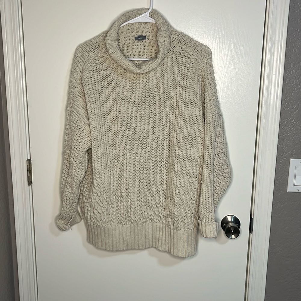 Distressed sweater
